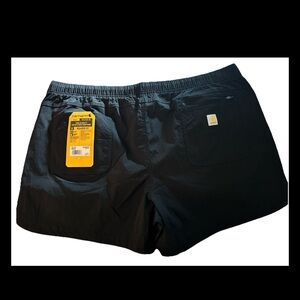 Carhartt Womens Ripstop 5-Pocket Relaxed Black Work Shorts Sz 20 NEW WITH TAGS